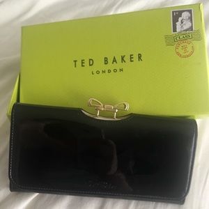 Ted Baker Lindar crystal bow wallet